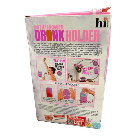 hi peach layne, Bath/Shower Drink, Multi User Holder - Picture 4 of 6